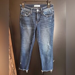 Flying Monkey Medium Blue Cropped Jeans